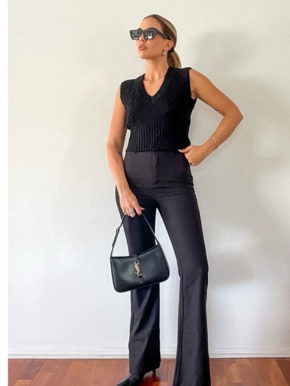 Rumored “East Village” High Rise Pants in Black - Size XS